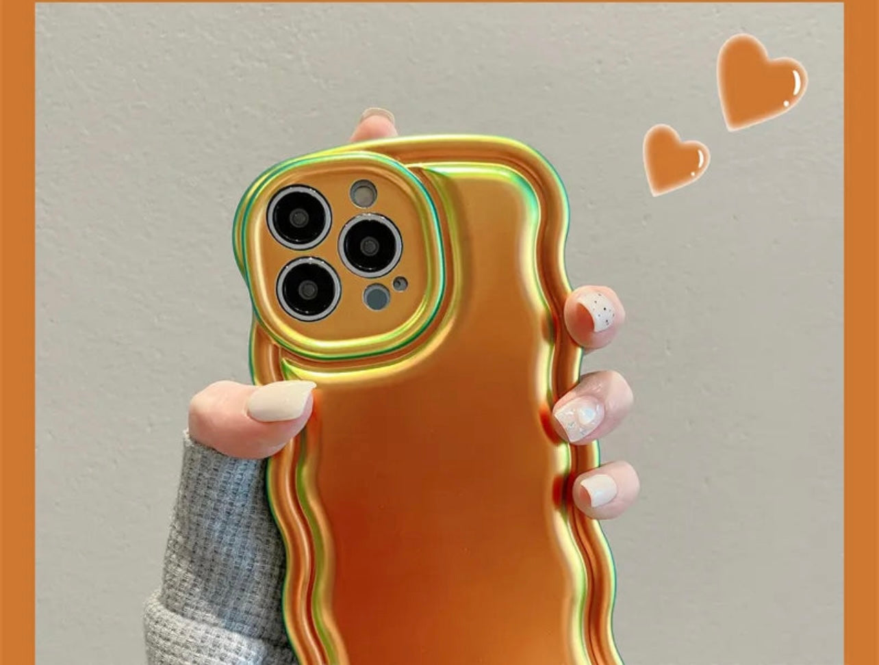 Luxury Matte Laser Gradient case For iPhone