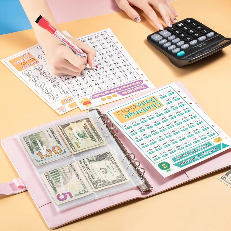 LETS SAVE! 100 Envelope Savings Challenge (Physical Copy)