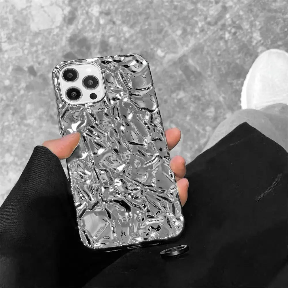 ''IT GRL'' Foil Pleats Phone Case For iPhone
