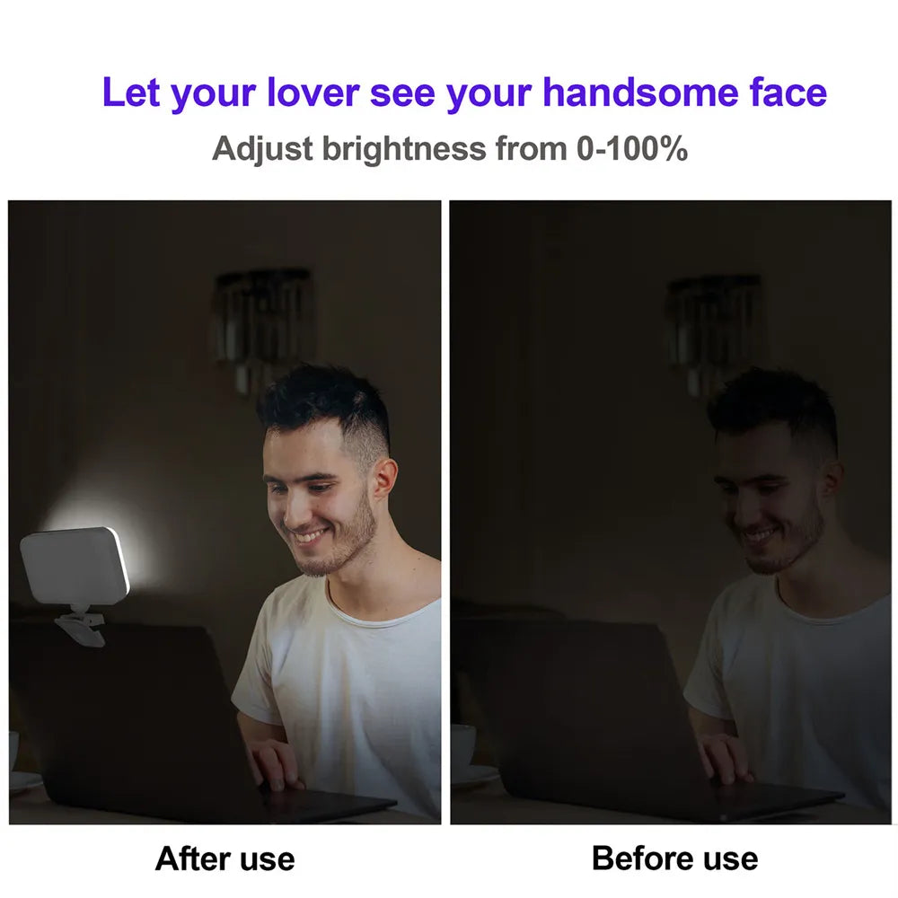 ''Light Me Up'' Clip-on LED Light for Phone, Laptop, Tablet, Computer