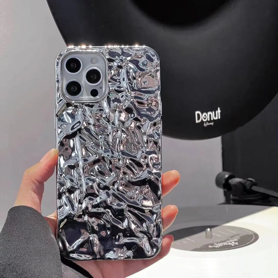 ''IT GRL'' Foil Pleats Phone Case For iPhone