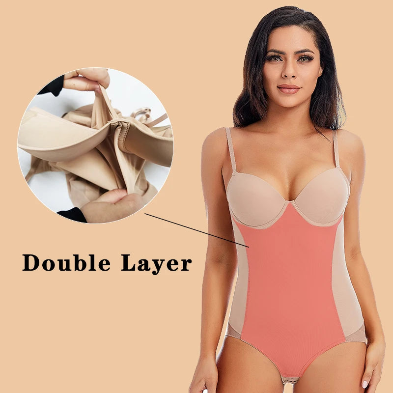 ''Shape Me Up'' Underwire Stretch Shapewear Bodysuit