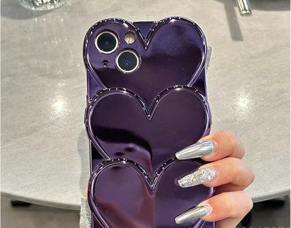 '' Love Me Not'' Luxury Heart Case For iPhone