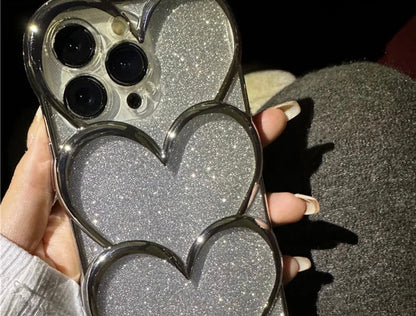 '' Love Me Not'' Luxury Heart Case For iPhone