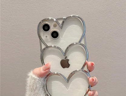 '' Love Me Not'' Luxury Heart Case For iPhone
