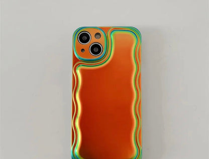 Luxury Matte Laser Gradient case For iPhone