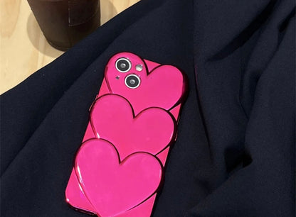 '' Love Me Not'' Luxury Heart Case For iPhone