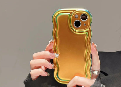 Luxury Matte Laser Gradient case For iPhone