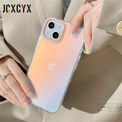 Frosty Anti Shock Laser Matte Case For iPhone